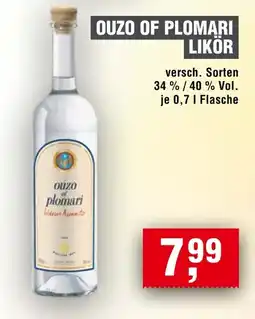 Handelshof OUZO OF PLOMARI LIKÖR Angebot