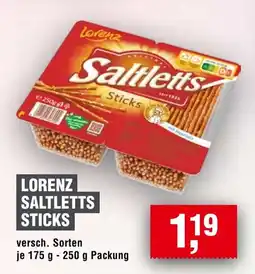 Handelshof LORENZ SALTLETTS STICKS Angebot