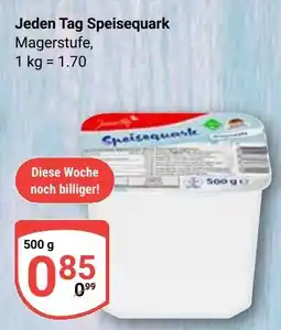Globus Jeden Tag Speisequark Magerstufe Angebot
