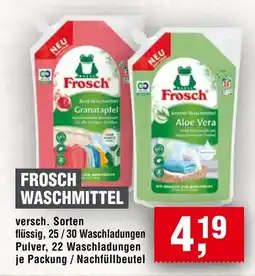 Handelshof Frosch Waschmittel Angebot