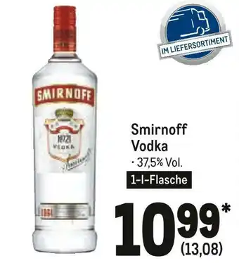 METRO Smirnoff vodka Angebot