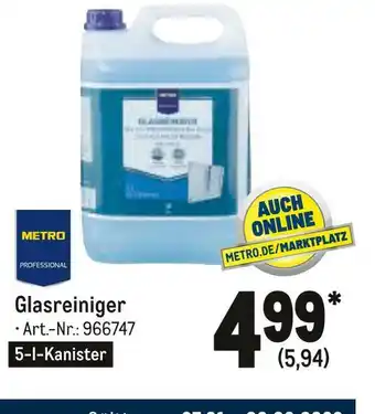 METRO Metro professional glasreiniger Angebot