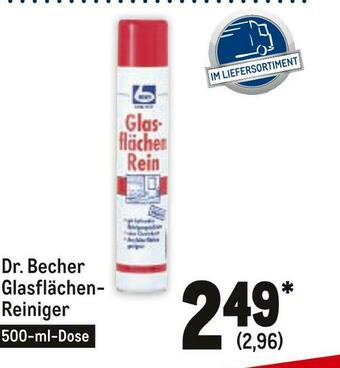 METRO Dr. becher glasflächen-reiniger Angebot