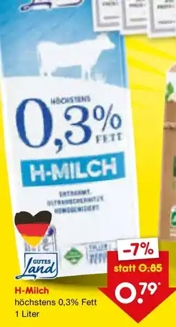 Netto Marken-Discount H-Milch Angebot