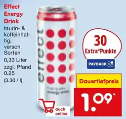 Netto Marken-Discount Effect Energy Drink Angebot