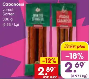 Netto Marken-Discount Cabanossi Angebot