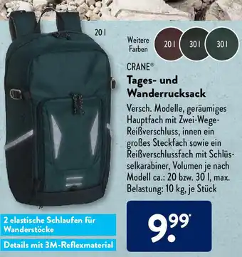 Aldi Süd Tages - und Wanderrucksack Angebot