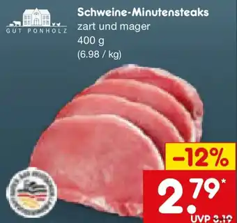 Netto Marken-Discount Schweine-Minutensteaks zart und mager Angebot