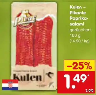 Netto Marken-Discount Kulen - Pikante Paprikasalami Angebot