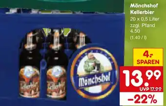 Netto Marken-Discount Mönchshof Kellerbier Angebot