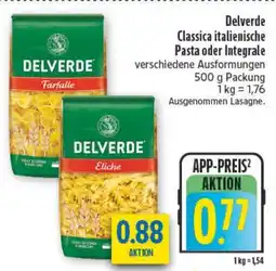 diska Delverde Classica italienische Pasta oder Integrale Angebot