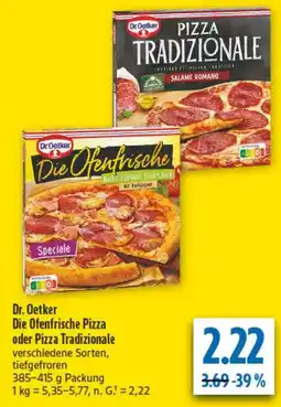 diska Dr. Oetker Die Ofenfrische Pizza Angebot