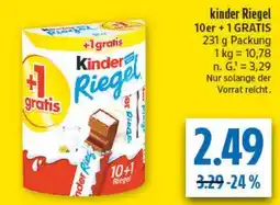 diska Kinder Riegel Angebot