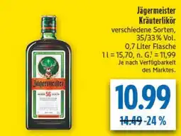 diska Jägermeister Kräuterlikör Angebot