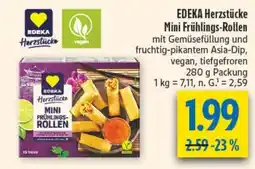 diska EDEKA Herzstücke Mini Frühlings-Rollen Angebot