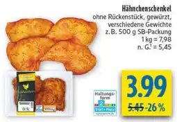diska Hähnchenschenkel ohne Rückenstück, gewürzt Angebot