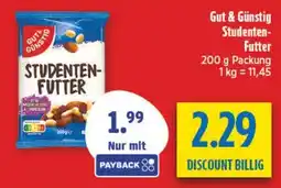 diska Gut & Günstig Studenten-Futter Angebot