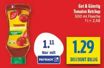 diska Gut & Günstig Tomaten KETCHUP Angebot