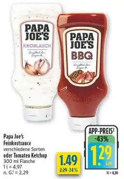 diska Papa Joe's Feinkostsauce Angebot