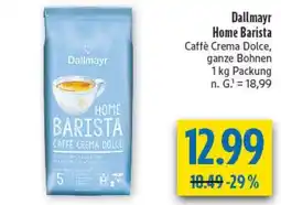 diska Dallmayr Home Barista Caffè Crema Dolce Angebot