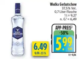 diska Wodka Gorbatschow Angebot