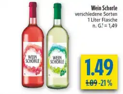 diska Wein Schorle Angebot