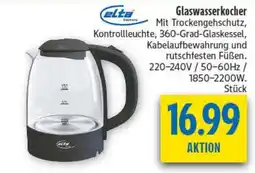 diska elta Glaswasserkocher Angebot