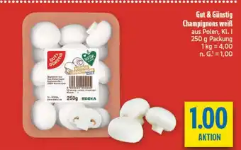 diska Gut & Günstig Champignons weiß Angebot