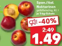 Kaufland Span./ital. Nektarinen Angebot