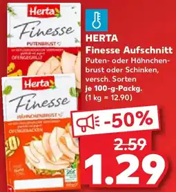 Kaufland HERTA Finesse Aufschnitt Angebot