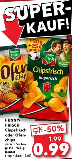 Kaufland FUNNY FRISCH Chipsfrisch oder Ofen-chips Angebot