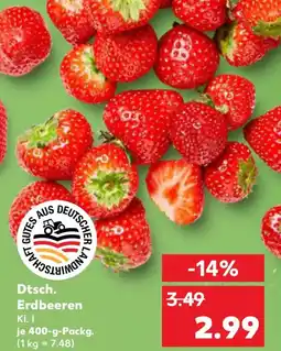 Kaufland Dtsch. Erdbeeren Angebot