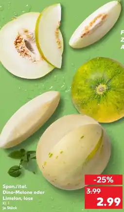 Kaufland Span./ital. Dino-Melone oder Limelon, lose Angebot