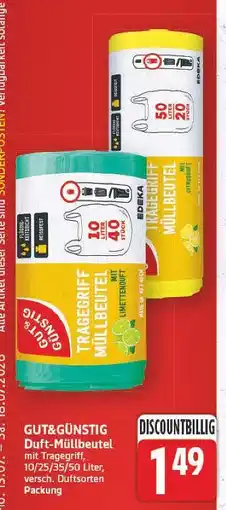 E-Center Gut&günstig duft-müllbeutel Angebot