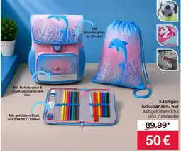 Woolworth 3-teiliges Schulranzen-Set Angebot