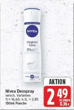 E-Center Nivea deospray Angebot