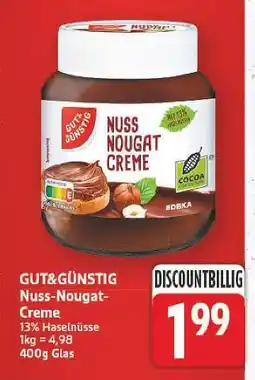 E-Center Gut&günstig nuss-nougat-creme Angebot