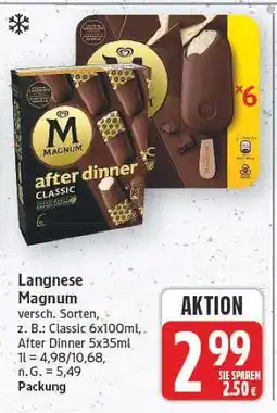 E-Center Langnese magnum Angebot