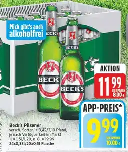 E-Center Beck's pilsener Angebot