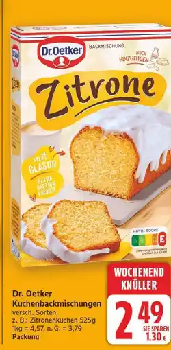 E-Center Dr. oetker kuchenbackmischungen Angebot