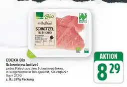 E-Center Edeka bio schweineschnitzel Angebot