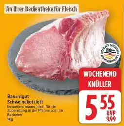 E-Center Bauerngut schweinekotelett Angebot