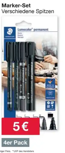 Woolworth Lumocolor permanent Marker-Set Angebot