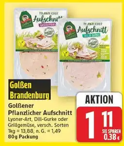 E-Center Golßener pflanzlicher aufschnitt Angebot
