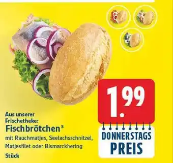 E-Center Fischbrötchen Angebot