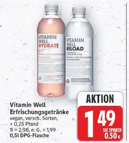 E-Center Vitamin well erfrischungsgetränke Angebot
