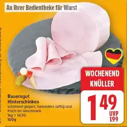 E-Center Bauerngut hinterschinken Angebot