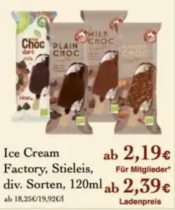 LPG Biomarkt Ice Cream Factory Angebot
