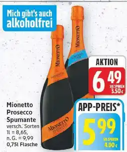 E-Center Mionetto prosecco spumante Angebot