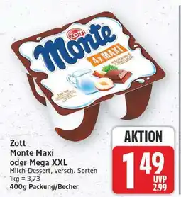 E-Center Zott milch-dessert mega xxl Angebot